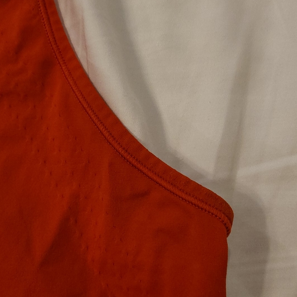 Athleta Orange Racerback Tank Size M - Picture 3 of 4